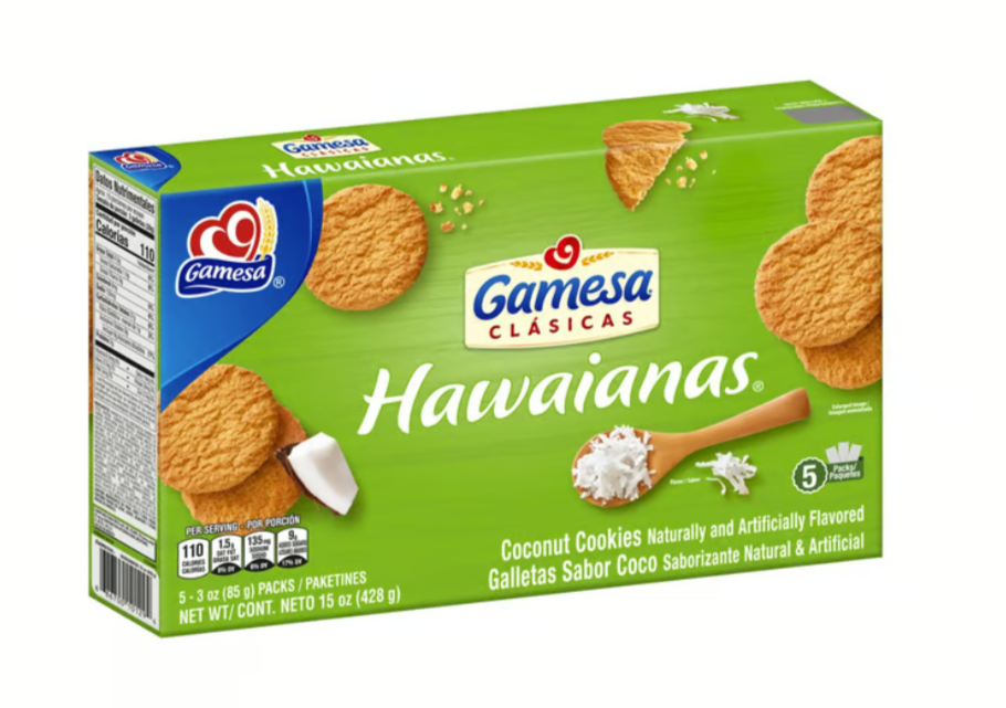 Gamesa Hawaianas 12 count / 15oz