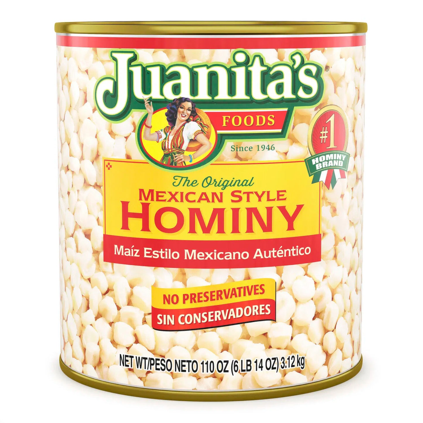 Juanita's Mexican Style Hominy