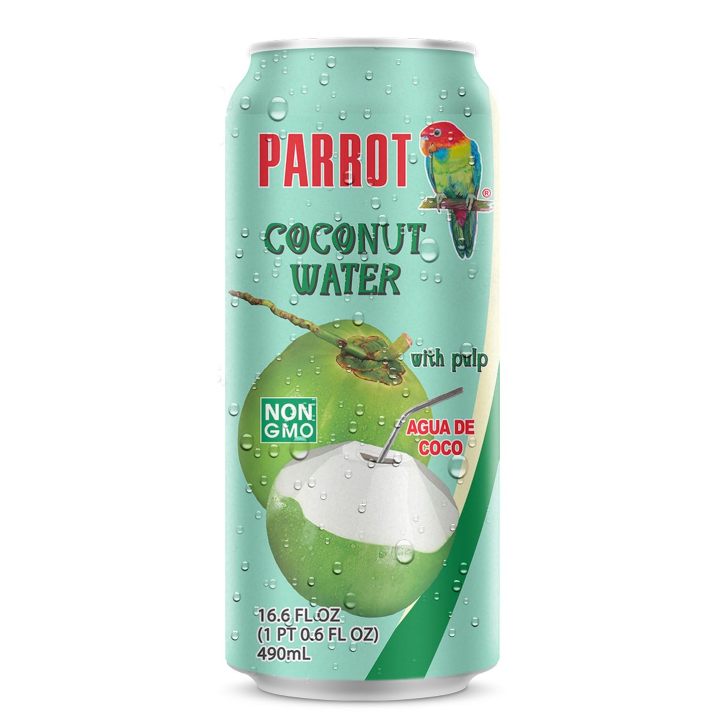 Coconut Water Parrot 16.4oz / 24ct