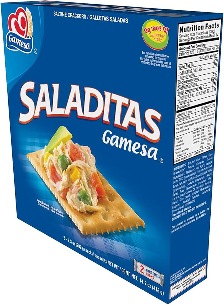 Gamesa Saladitas 12 count / 14.7oz