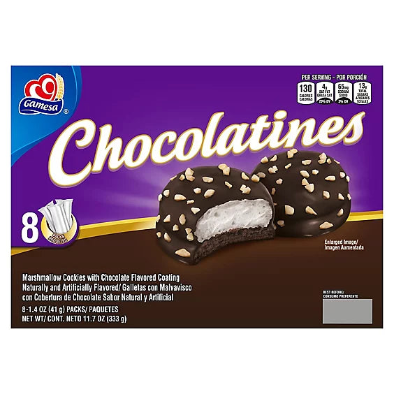 Gamesa Chocolatines 12 count / 11.7oz