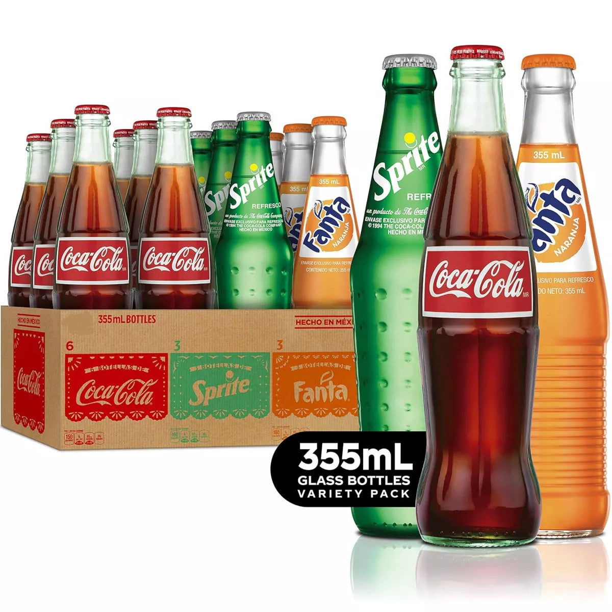 Coke, Sprite, Fanta Mix 355mL / 24ct