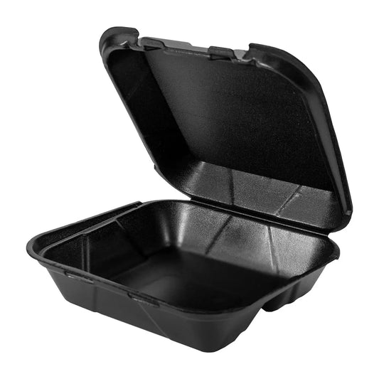 Genpak SN240-3L 1 Compartment [8.25" x 8" x 3"] 2 pack x 100ct